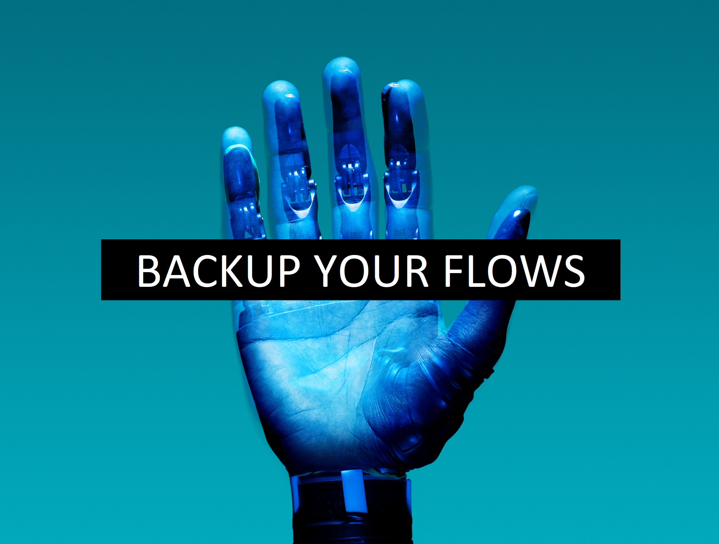 How to backup your flows in Power Automate Desktop